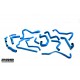 Kit durites auxulliaires 16 pièces colliers inclus