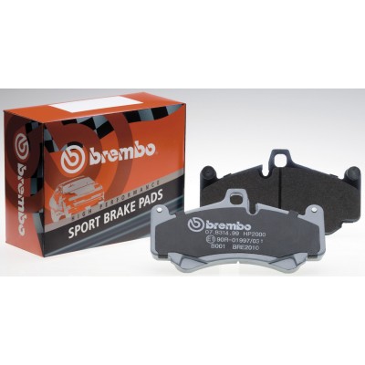 PLaquettes arrieres Brembo HP2000 Focus RS3