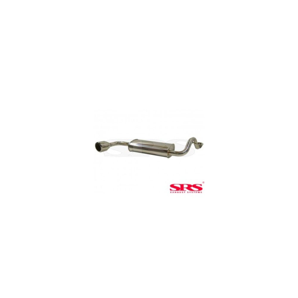 SIlencieux inox CIvic CRX 88 91