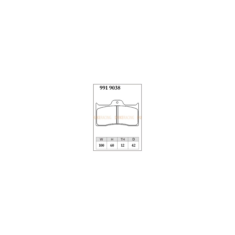 PLaquettes Dixcel Prodrive 4 pistons
