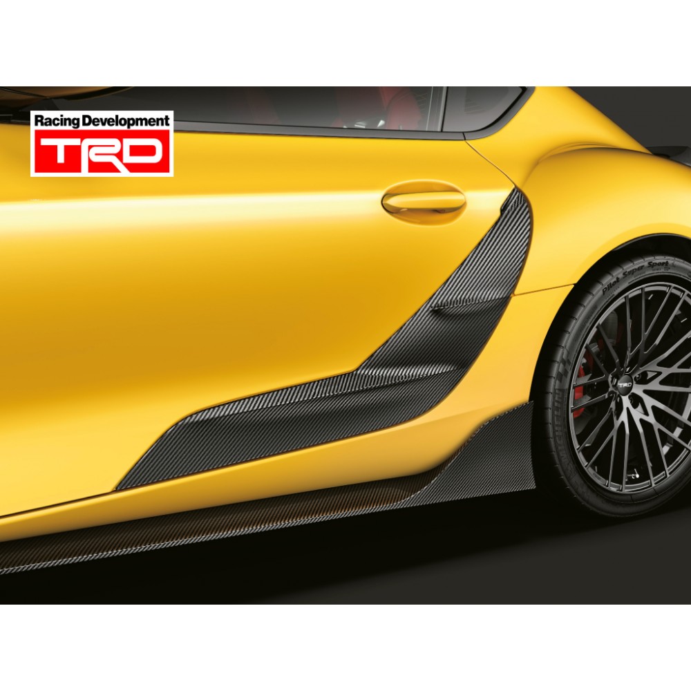 TRD Side Door Garnish  Carbon Fibre Supra a90