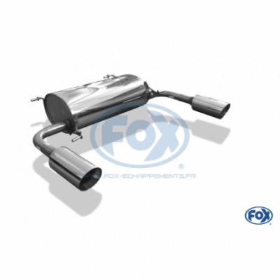 SIlencieux  inox FOX Suzuki Swift Sport ZC32S
