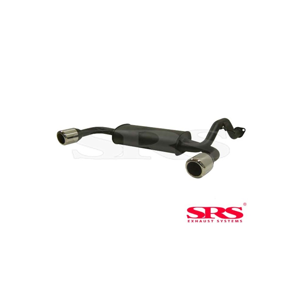 SRS Exhausts Axleback System Steel Dual (Civic 87-91 3dr/CRX 87-93)