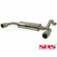 SRS Exhausts Axleback System Stainless Steel Dual (Civic 87-91 3dr/CRX 87-93)