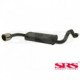SRS Exhausts Axleback System Steel Single (Civic 87-91 3dr/CRX 87-93)