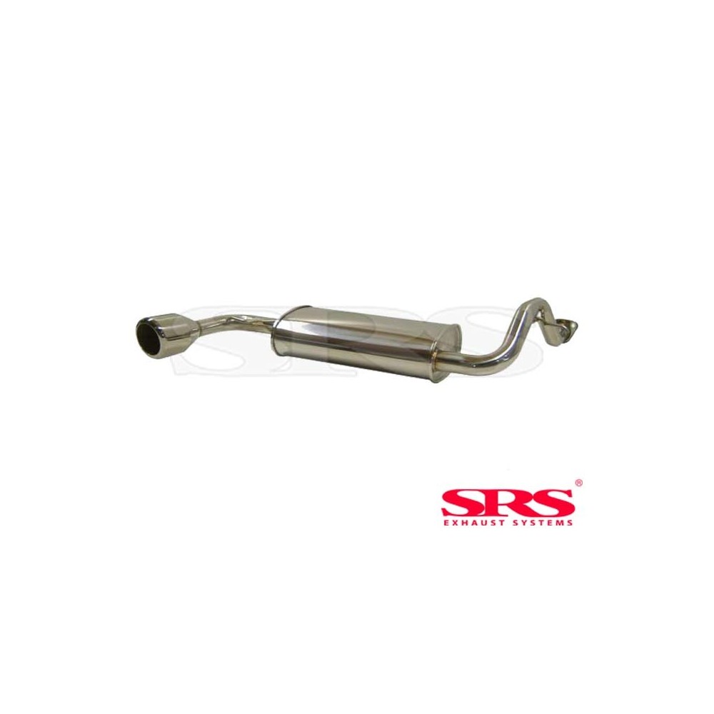 SRS Exhausts Axleback System Stainless Steel Single (Civic 87-91 3dr/CRX 87-93)