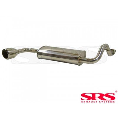 SRS Exhausts Axleback System Stainless Steel Single (Civic 87-91 3dr/CRX 87-93)