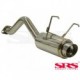 SRS Exhausts Axleback System Stainless Steel G50 (Civic 91-01 3dr/Del Sol)