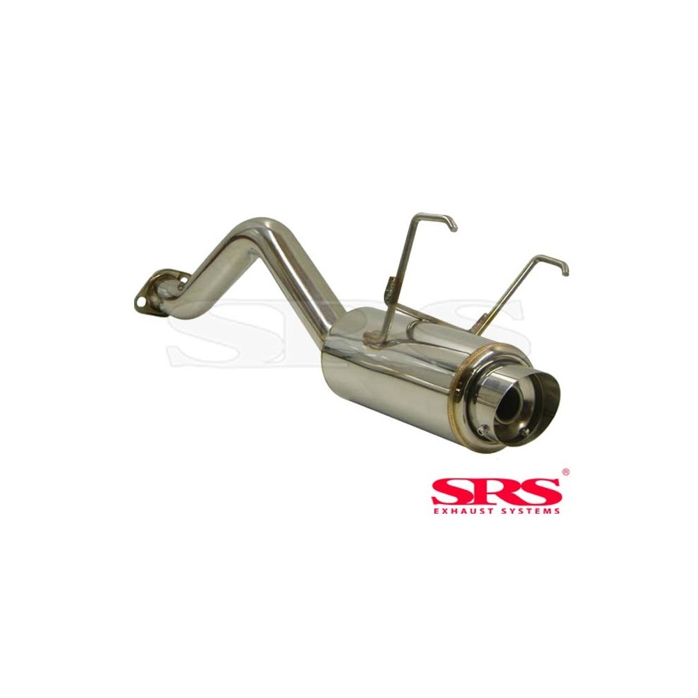 SRS Exhausts Axleback System Stainless Steel G50 (Civic 91-01 3dr/Del Sol)