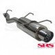 SRS Exhausts Axleback System Stainless Steel G55 (Prelude 92-96)