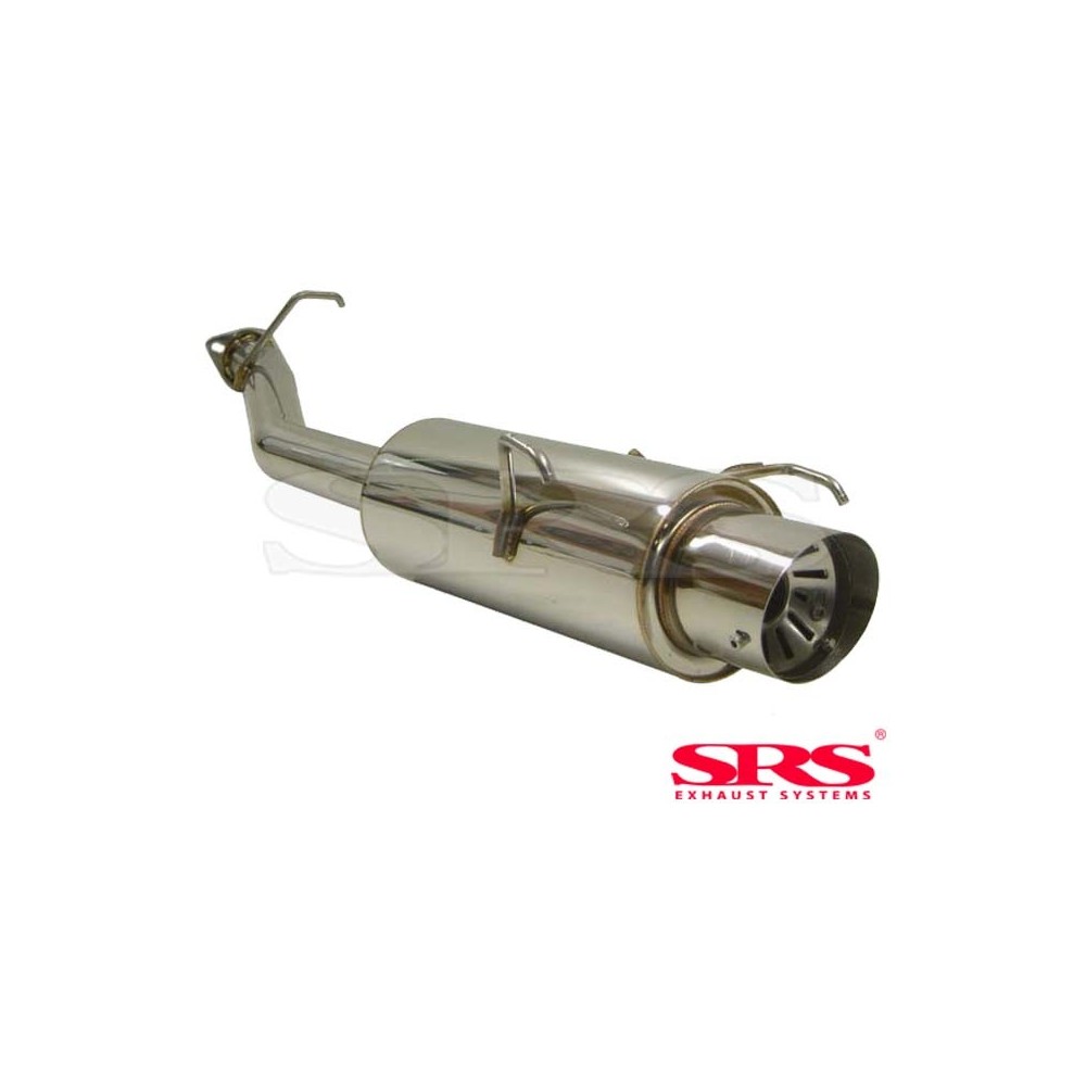SRS Exhausts Axleback System Stainless Steel G55 (Prelude 97-01)