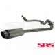 SRS Exhaust Systems G50 Catback System Stainless Steel (CRX 87-93)