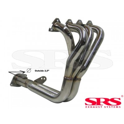 SRS Exhaust Systems 4-2-1 Header 2.5" Stainless Steel (Honda B16A1-Engines)