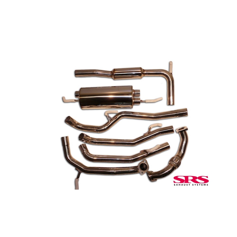 SRS Exhaust Systems G600 Catback System Stainless Steel (Civic 07-12 3/5dr 1.8i Type-S)