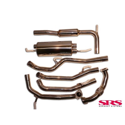 SRS Exhaust Systems G600 Catback System Stainless Steel (Civic 07-12 3/5dr 1.8i Type-S)