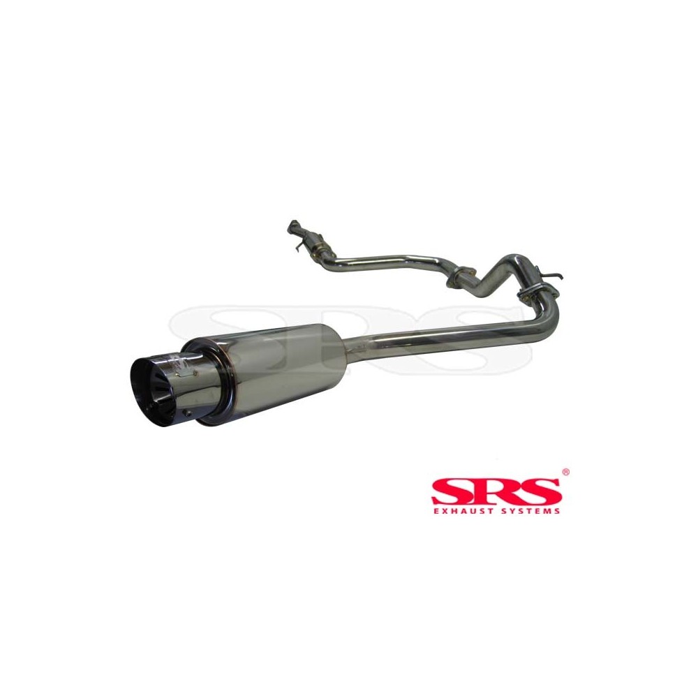 SRS Exhaust Systems G55 Catback System Stainless Steel (Civic 87-91 3dr)