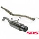 SRS Exhaust Systems G55 Catback System Stainless Steel (Civic 91-01 2/4dr)