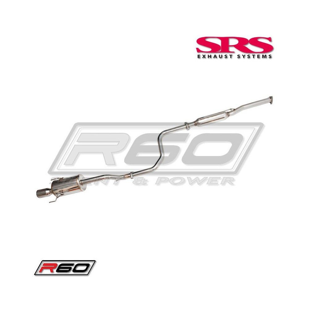 SRS Exhaust Systems R60 Catback System TÜV (Civic 91-01 2/4dr)