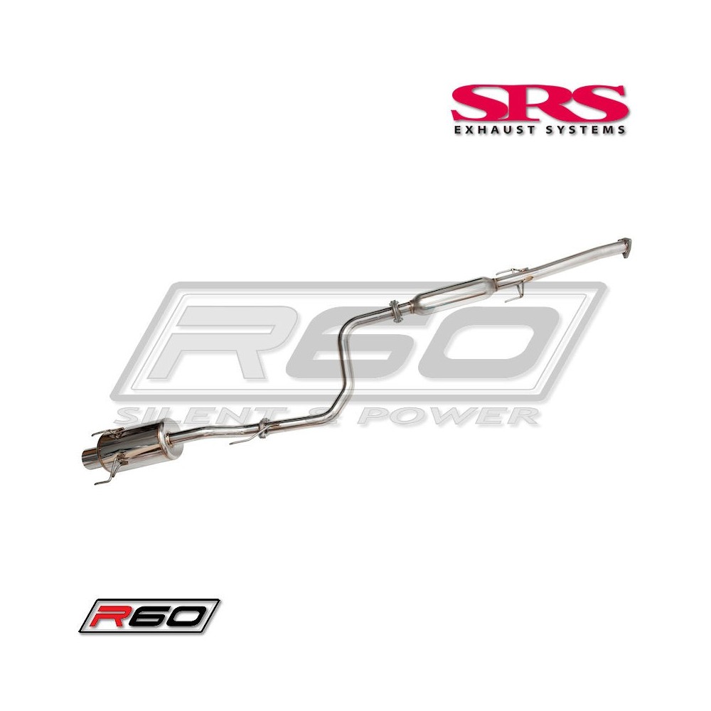 SRS Exhaust Systems R60 Catback System TÜV (Civic 95-01 3dr)