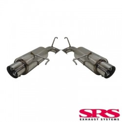 SRS Exhausts Axleback System Dual Stainless Steel G55 (Accord 00-03 4dr Type R)