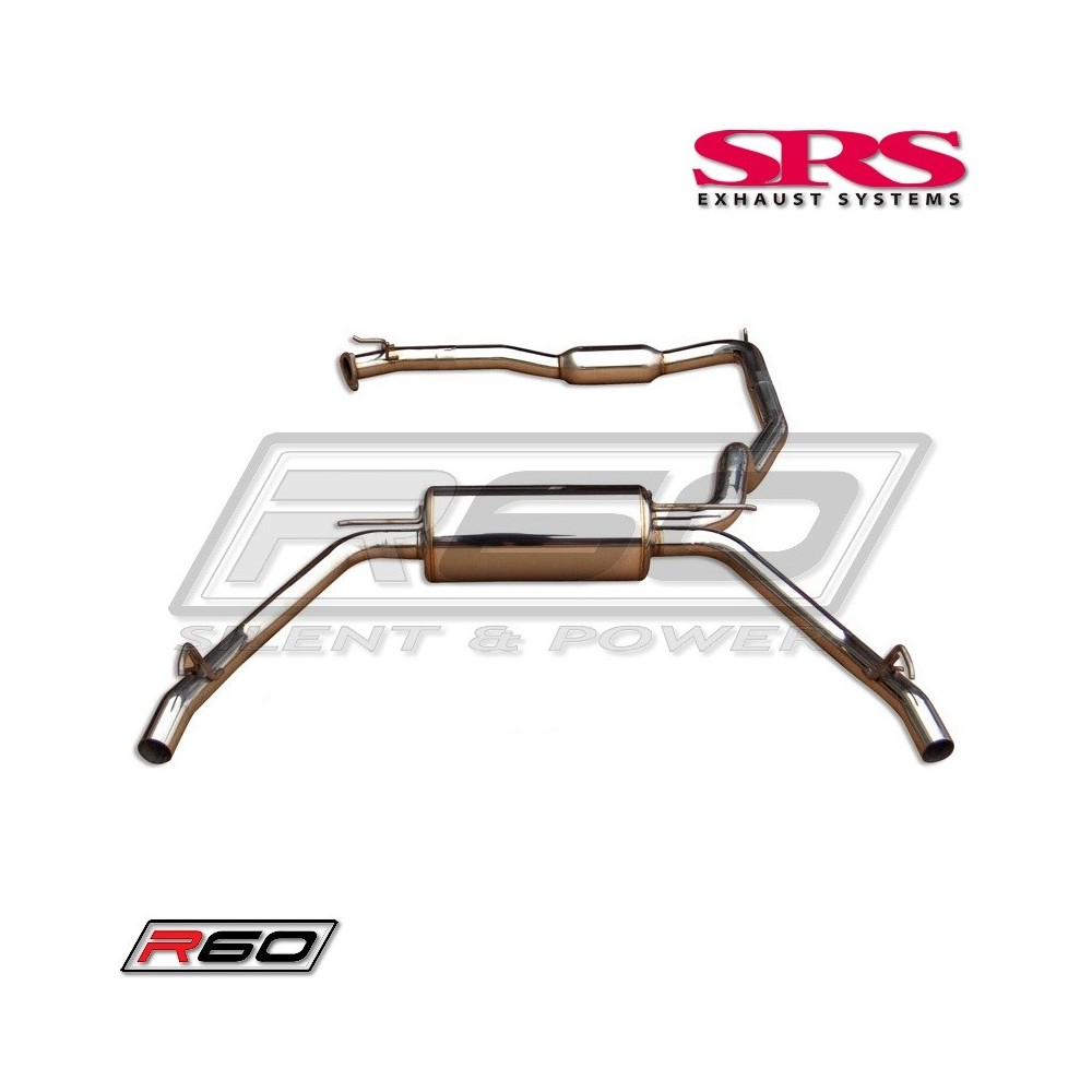 SRS Exhaust Systems R60 Catback System TÜV (Civic 07-12 3dr Type-R)