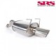 SRS Exhaust Systems G35 Axleback System Stainless Steel (Civic 01-05 EP3)
