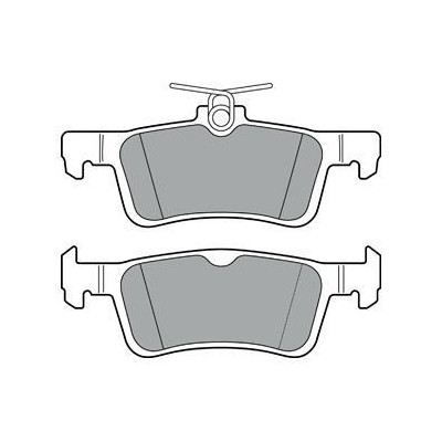Plaquettes arrieres DS2500 Fiesta ST mk8 2017+