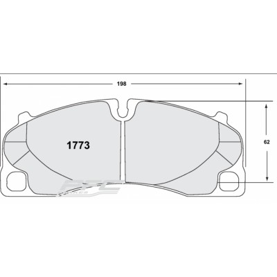 Plaquettes avant Porsche 991 992 981 Cayman