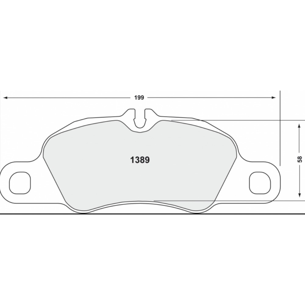 Plaquettes avant Porsche 991 992 981 Cayman