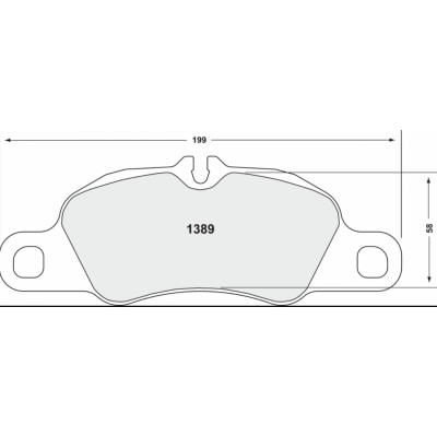 Plaquettes arrière  Porsche 991 992 981 Cayman