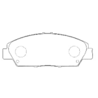 Plaquettes avant Prelude 92-00 2.0 et 2.3
