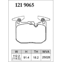 plaquettes avant Dixcel M 35/40i et M perf