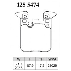 Plaquettes arrieres BMW F chassis versions sport et M