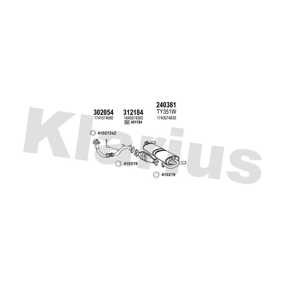 Silencieux MX2 type OEM