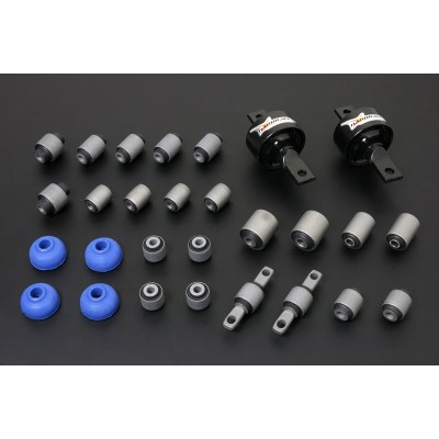 CIVIC EF/CRX 88-91 COMPLETE BUSHING EXCEPT: SI (HARDEN RUBBER) 28PCS/SET