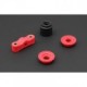 CIVIC EG/EK/DC2 DOHC TPV REINFORCED SHIFTER BUSHING KITS - RED 4PCS/SET