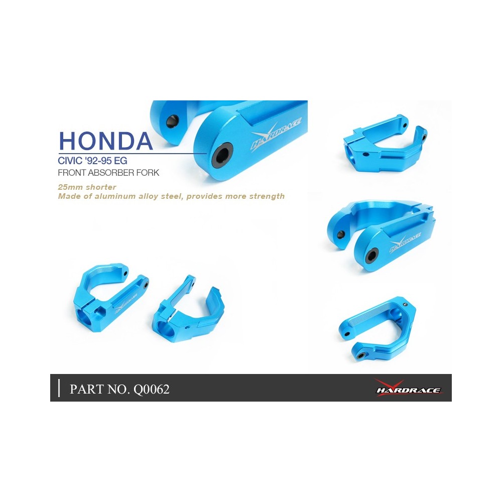 HONDA CIVIC '92-95 EG FRONT ABSORBER FORK,25MM SHOETER- 2PCS/SET