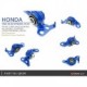 HONDA CIVIC 92-95/ INTEGRA '94-00 FRONT COMPLIANCE BUSHING (PILLOW BALL) OFFSET/INCREASE CASTER - 2PCS/SET