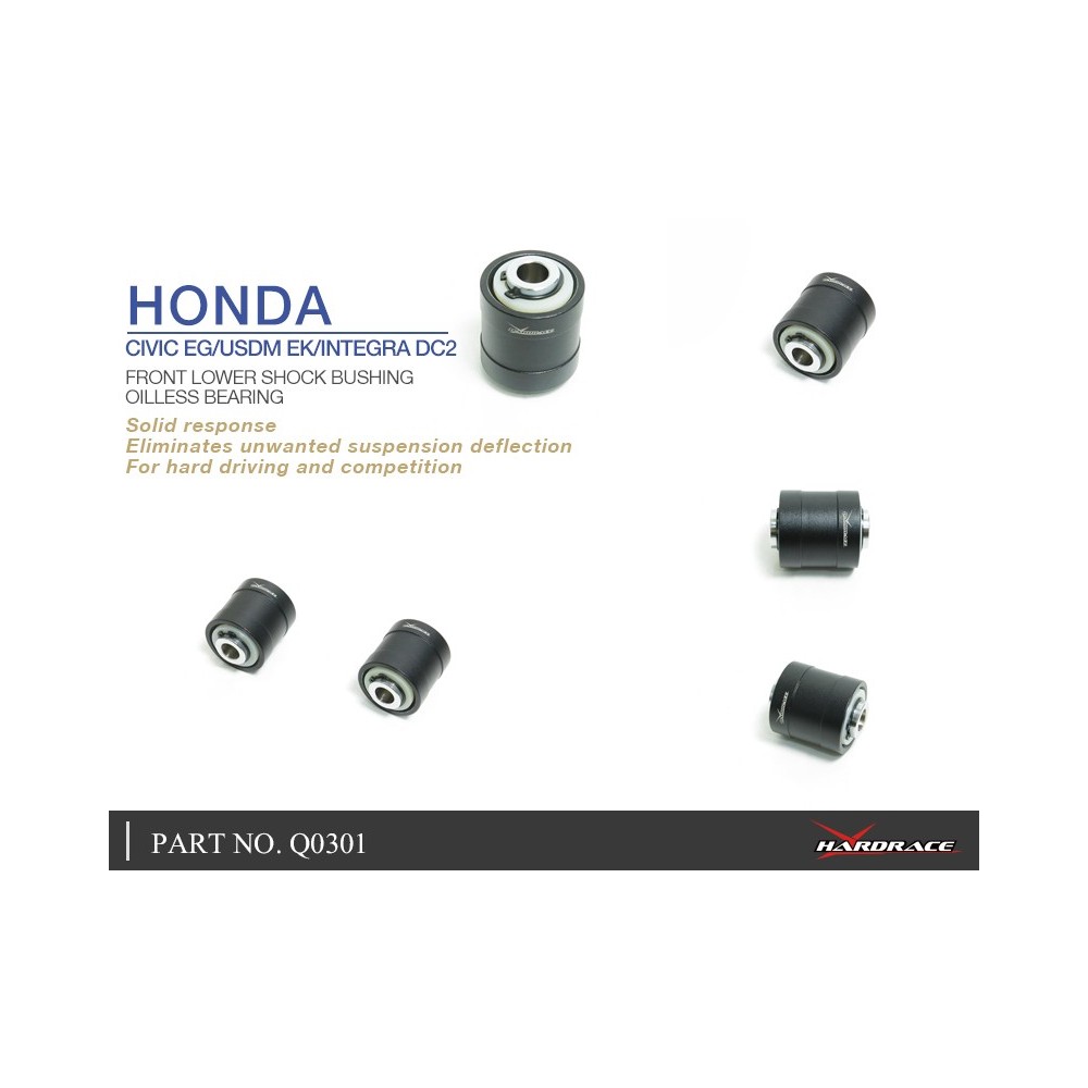 HONDA CIVIC EG/USDM EK/INTEGRA DC2 FRONT LOWER SHOCK BUSHING (OILLESS BEARING) - 2PCS/SET