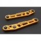CIVIC EG REAR LOWER CONTROL -40MM SHOCK BUSHING (HARDEN RUBBER-ALUMINUM-GOLD COLOR) 2PCS/SET