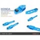 HONDA CIVIC '92-96 JDM EG/TYPE-R REAR LOWER ARM - ALUMINUM (PILLOW BALL) - 2PCS/SET