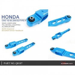 HONDA CIVIC '92-96 JDM EG/TYPE-R REAR LOWER ARM - ALUMINUM (PILLOW BALL) - 2PCS/SET
