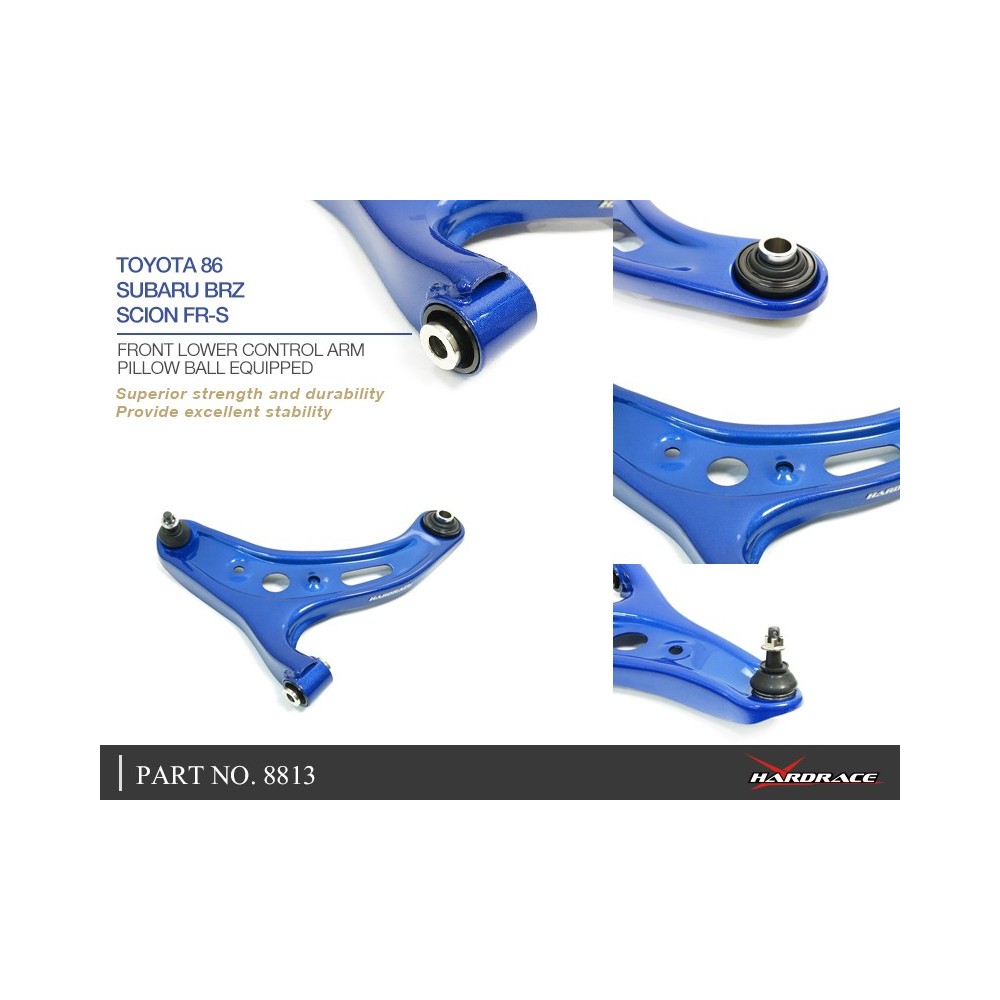 TOYOTA 86/SUBARU BRZ/SCION FR-S FRONT LOWER CONTROL ARM (PILLOW BALL) 2PCS/SET