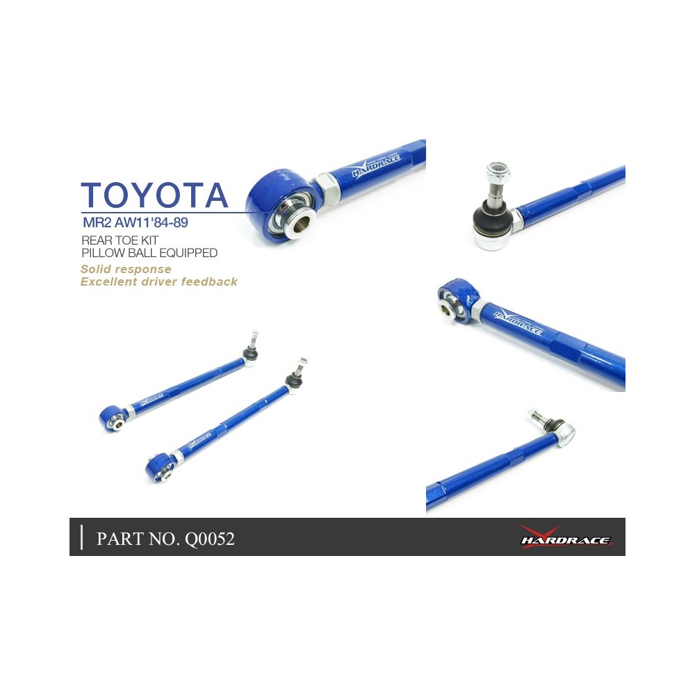 TOYOTA MR2 AW11'84-89 REAR TOE KIT (PILLOW BALL) - 2PCS/SET