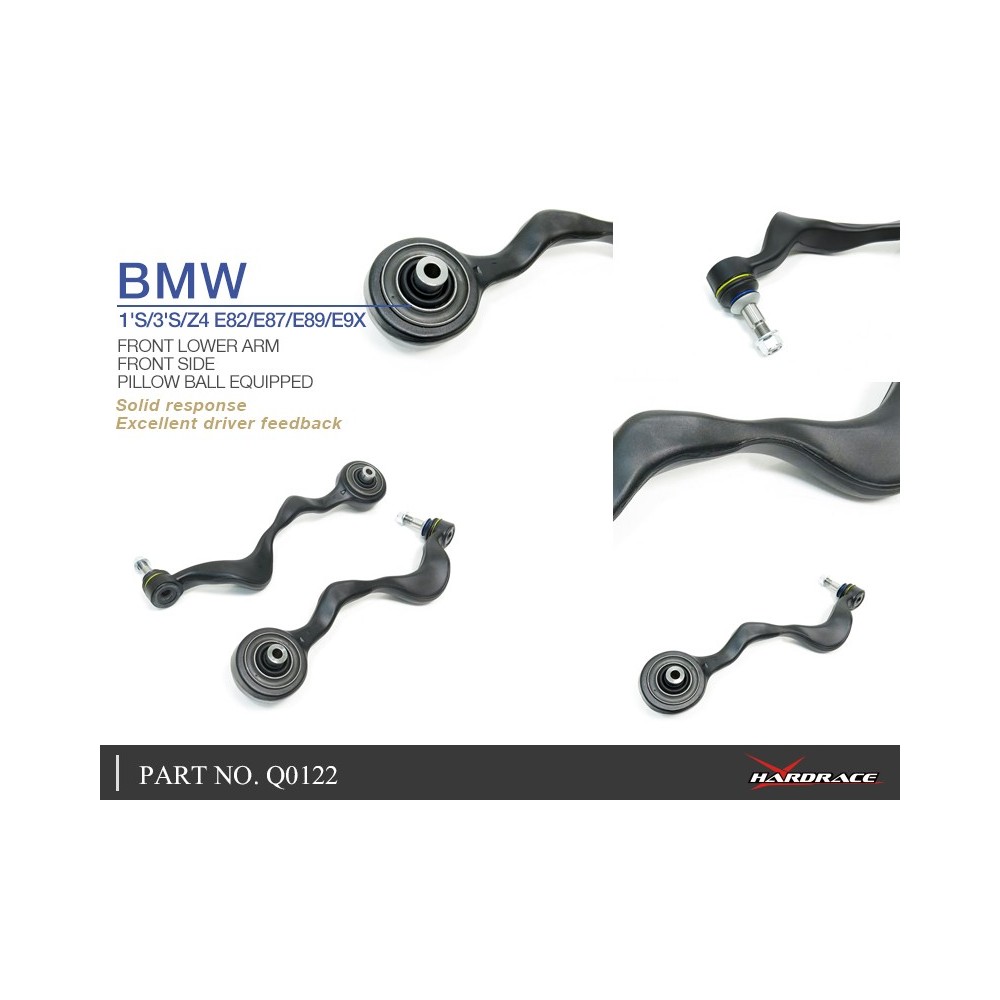 BMW 1'S/3'S/Z4 E82/E87/E89/E9X FRONT LOWER ARM - FRONT (PILLOW BALL) 2PCS/SET