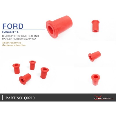 FORD RANGER '11- REAR UPPER SPRING BUSHING (HARDEN RUBBER) - 4PCS/SET