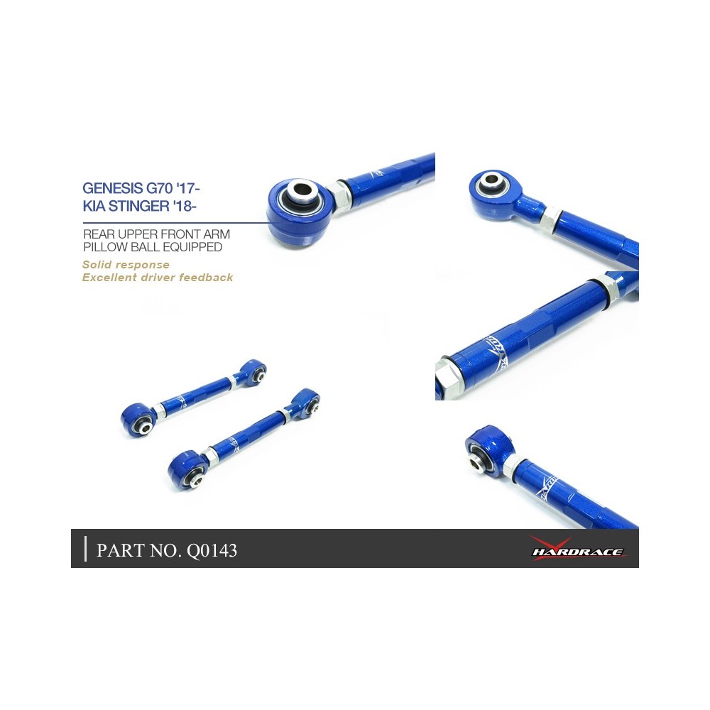 GENESIS G70 '17- / KIA STINGER '18- REAR UPPER FRONT ARM (PILLOW BALL) - 2PCS/SET