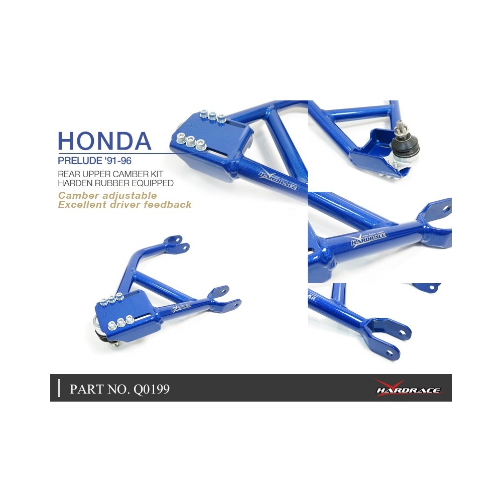 HONDA PRELUDE '91-96 REAR UPPER CAMBER KIT (HARDEN RUBBER) - 2PCS/SET