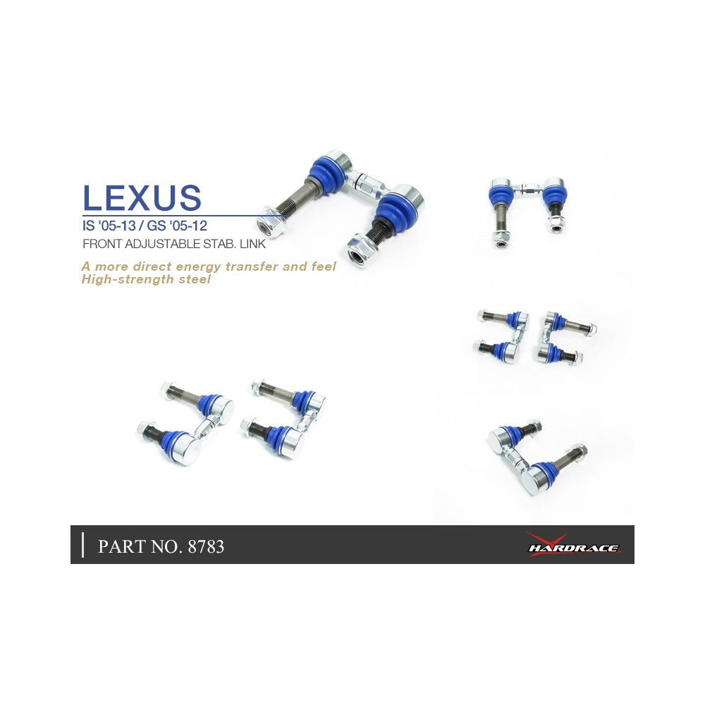 LEXUS IS '05-13/GS '05-12 FRONT ADJUSTABLE STAB. LINK 2PCS/SET