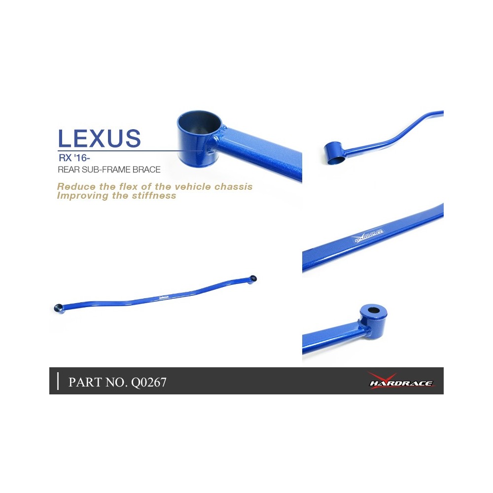 LEXUS RX '16- REAR SUB-FRAME BRACE - 1PCS/SET